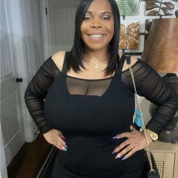 Fashion Nova | Dresses | Fashion Nova Black Cut Out Mini Dress | Poshmark